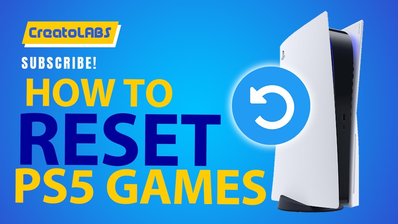 How to RESET any Game in PS5 | Reset Games in PlayStation 5