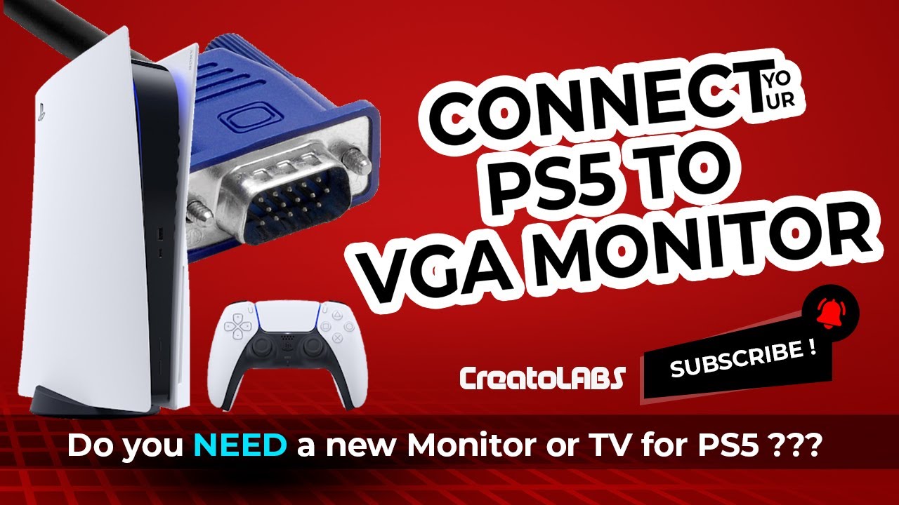 Connect your PS5 to any Monitor | No need to Buy a New TV or Monitor?