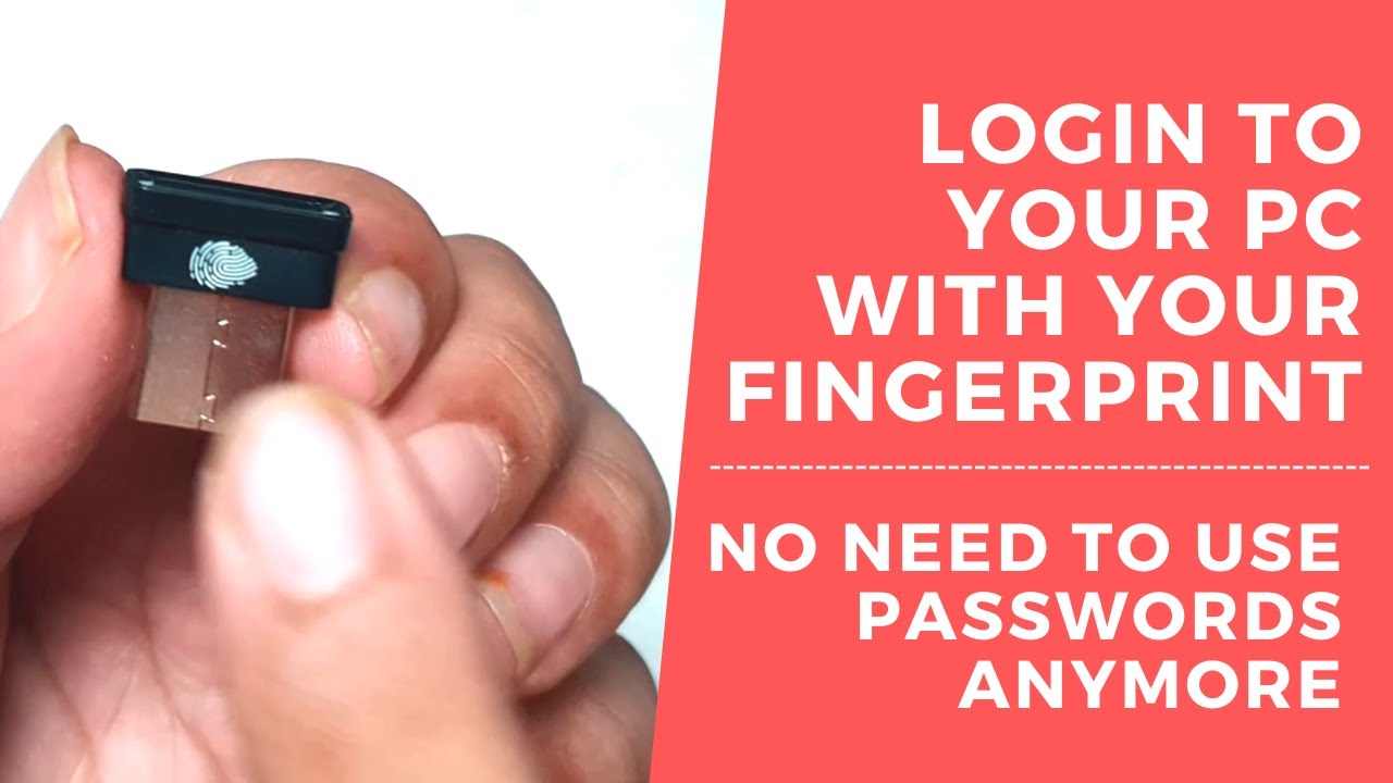 Login to your Windows PC with Fingerprint | Secureye USB Fingerprint Reader