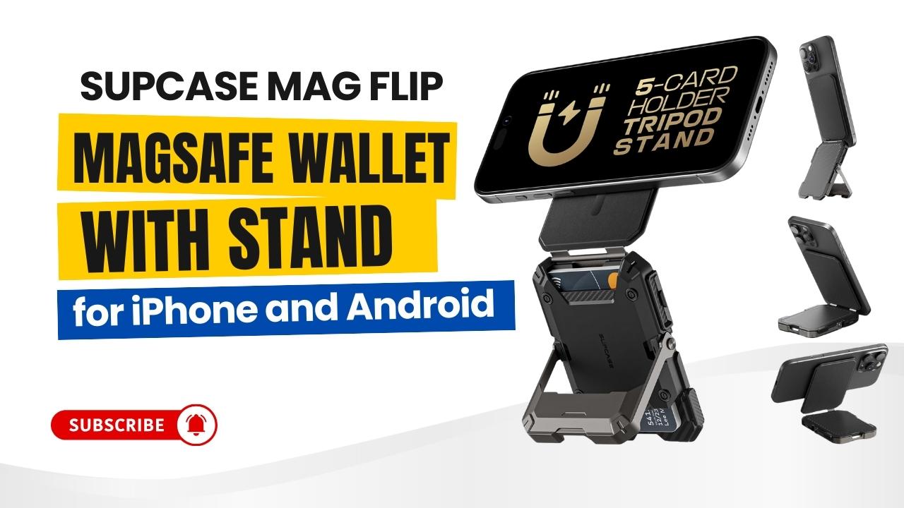 Best Magnetic Card Holder for iPhone | SUPCASE MagSafe Wallet with Stand